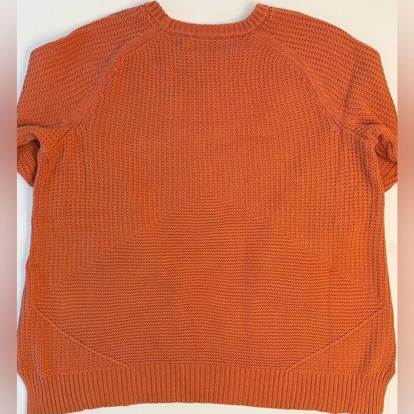 Soft Surroundings Coral Tunic Crewneck Sweater Pink Sweater Chunky Sz 3X - Picture 2 of 7